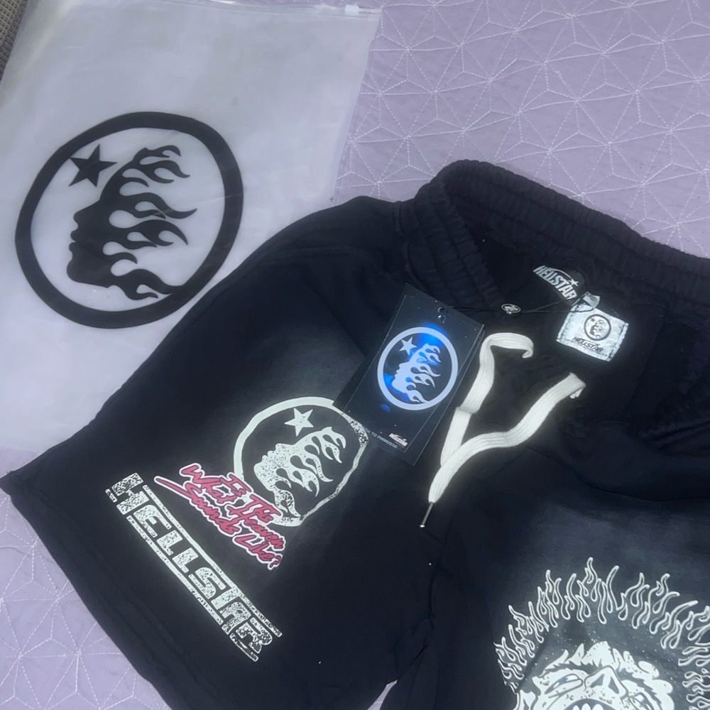 Hellstar Black Men's Shorts size L